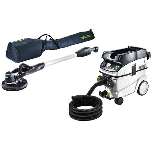 Festool LHS E225 Long-reach Planex Sander + CTL36  Set