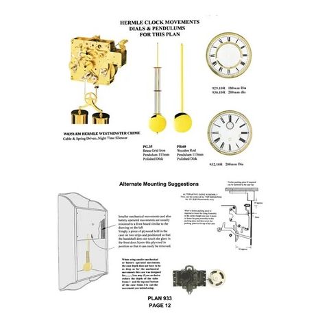 REGULATOR CLOCK PLAN ***