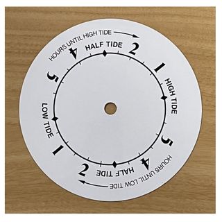 6 INCH TIDE CLOCK DIAL - Metal