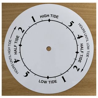 7-7/8 INCH (200MM) TIDE CLOCK DIAL - Metal