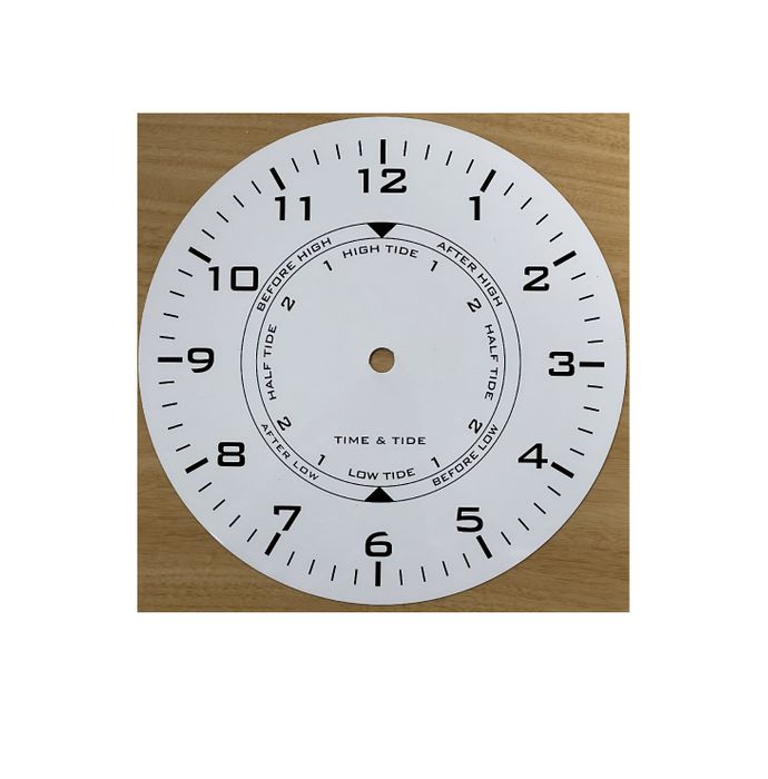 7-7/8 INCH (200MM) TIME AND TIDE DIAL - Metal