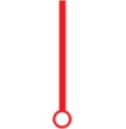 3" Tide Indicator - Red (for time & tide movement)