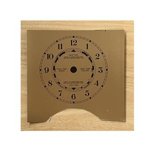 95mm Time & Tide Clock Dial - gold card