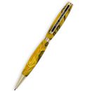 Gold Ball Point Pen Kit - NZ Clip - Twist -Pack of 5