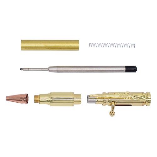 Gold Rifle Bolt Pen Kit - Pack of 1