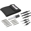 Rockler Insty-Drive 18-Piece Self-Centering, Countersink & Driver Bit Set