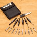 Rockler Insty-Drive 18-Piece Self-Centering, Countersink & Driver Bit Set **