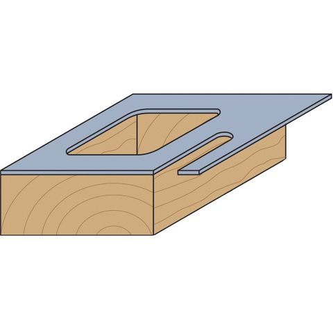 Panel Trim Bit 1/2in/ 12.7mmD x 31.7 Cut