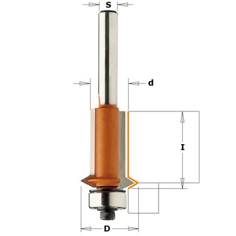 CMT Flush and V-Groove Router Bit - 1/4"