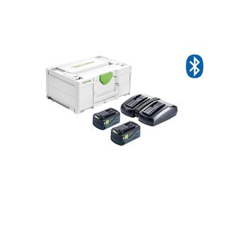 Festool SYS 18V Energy Set 2 x 5.0Ah TCL6 Duo in Systainer