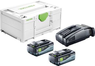 Festool SYS 18V Energy Set 2 x 8.0Ah SCA16 in Systainer