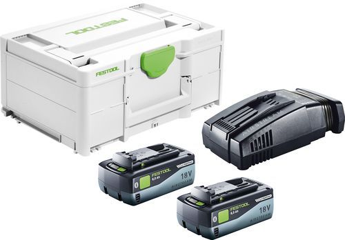 Festool SYS 18V Energy Set 2 x 8.0Ah SCA16 in Systainer