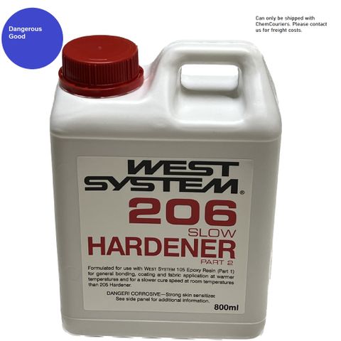 WEST SYSTEM 206 Slow Hardener - 800ML **DG