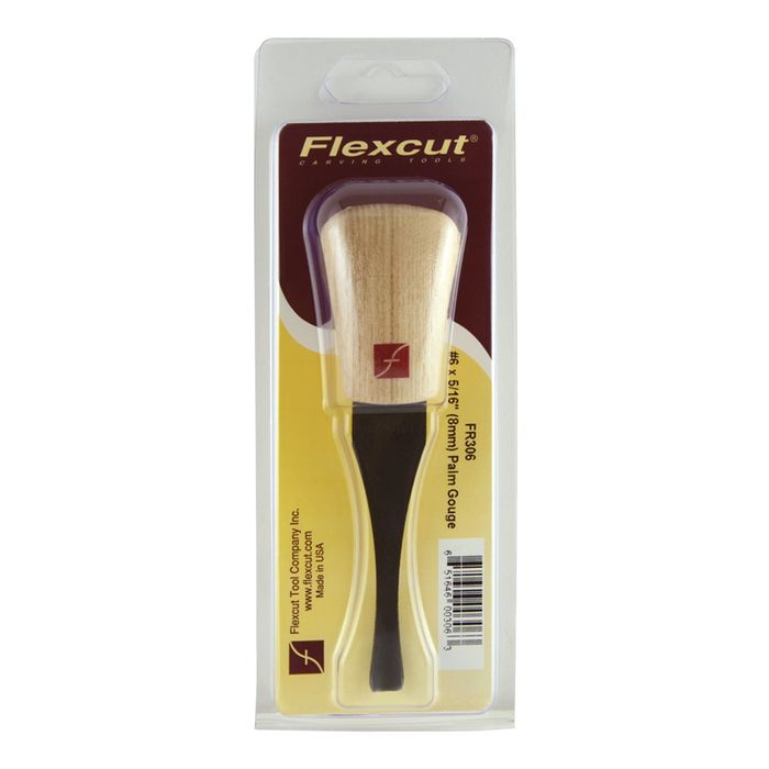 Flexcut #6 x 8mm Palm Gouge (Sweep)