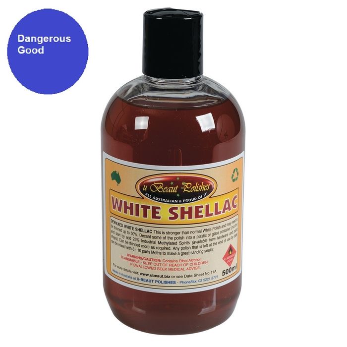 Dewaxed White Shellac 500mL - DG