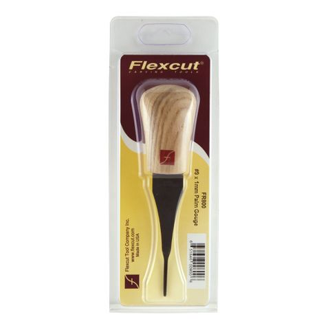 Flexcut #9 x 1mm Palm Micro Gouge (Sweep)