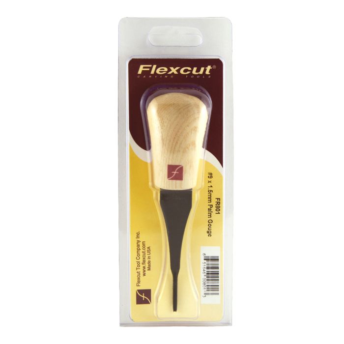Flexcut #9 x 1.5mm Palm Micro Gouge (Sweep)