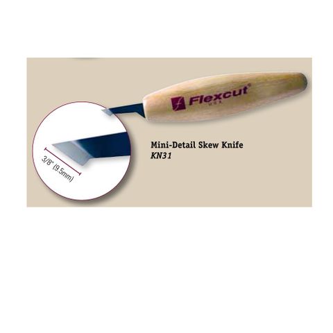 Flexcut Mini-Detail Skew Knife