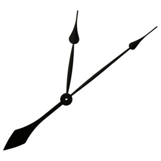 High Torque Clock Hands - Hour & Minute - Black - 349mm (13 1/2")