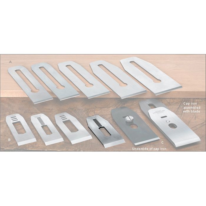 Veritas® Blades made for Stanley/Record Block Planes - 41mm with 7/16" slot