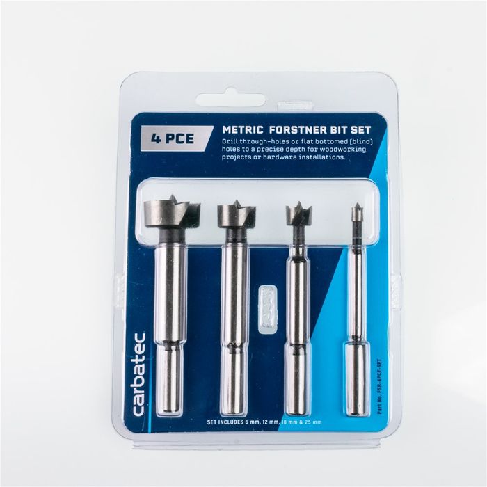 4pce Forstner Bit Set Metric