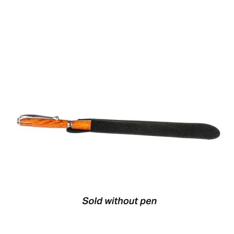 Velvet Sleeve for Pens or Pencils - single black