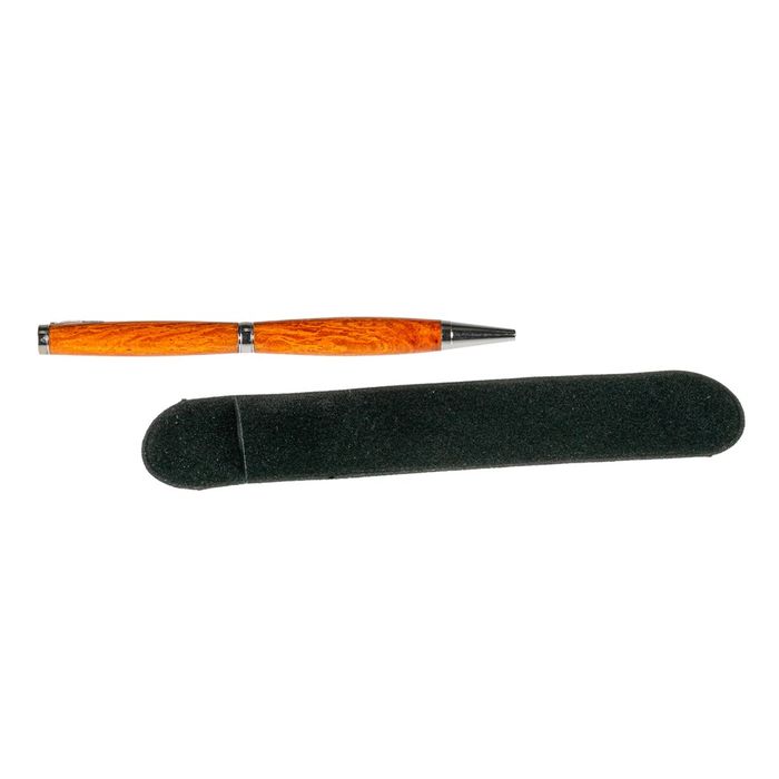 Velvet Sleeve for Pens or Pencils - single black