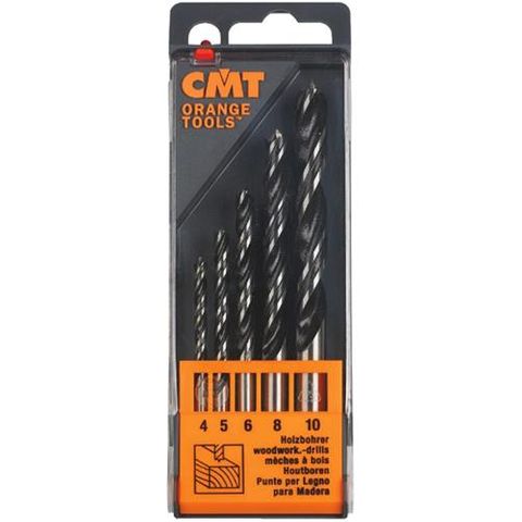 CMT 5 Piece Brad Point Drill Set