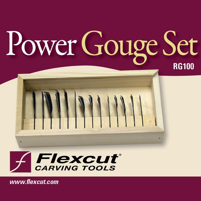 Flexcut 14 pce Reciprocating Gouge Set