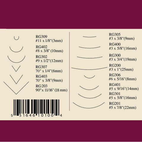 Flexcut 14 pce Reciprocating Gouge Set