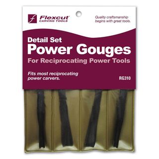 Flexcut Reciprocating Detailing Gouges 4pce