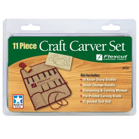 Flexcut 11 pce Craft Carver Set