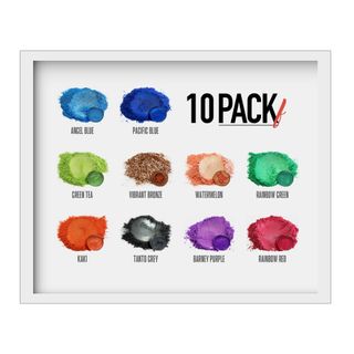 Eye Candy 10 Color Pigment Powder Variety Set F x 5g