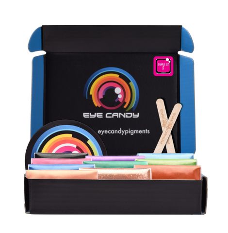 Eye Candy 10 Color Pigment Powder Variety Set F x 5g ***