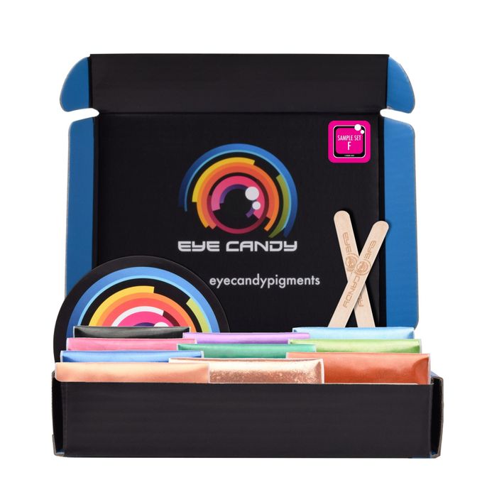 Eye Candy 10 Color Pigment Powder Variety Set F x 5g