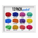 Eye Candy 12 Color Opulent Pigment Powder Variety Set Q x 5g