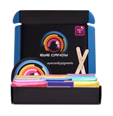 Eye Candy 12 Color Opulent Pigment Powder Variety Set Q x 5g