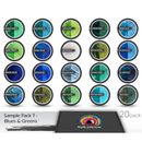 Eye Candy 20 Blue/Green Color Pigment Powder Variety Set T x 5g