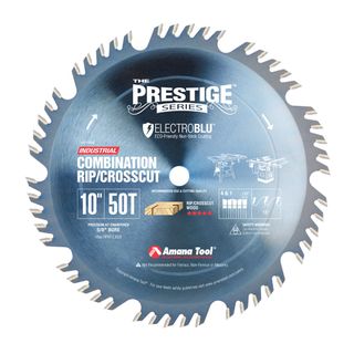 Amana 610504C 10" Prestige Electro Blu 50T Combo Blade