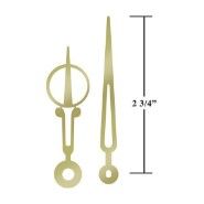 Carbatec Clock Hands - Hour & Minute - Gold - 71mm