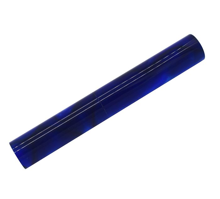 Acrylic Pen Rod - 19mm diameter, dark blue with black line