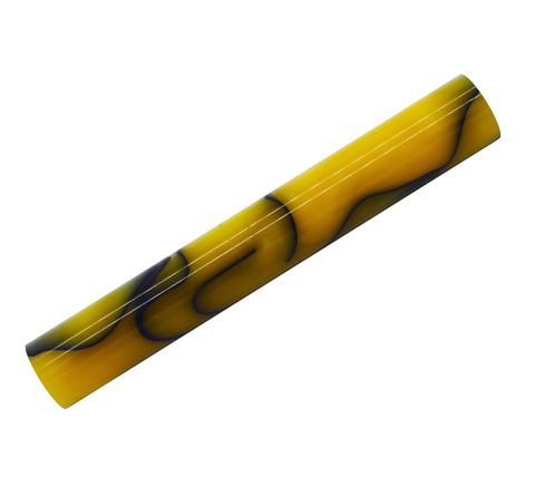 Acrylic Pen Rod - 19mm diameter, khaki with black line