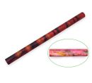 Resin Pen Rod - 18mm diameter, 300mm length. Pink/red & yellow swirl