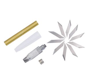 Carbatec Chrome Precision Cutting Knife Kit
