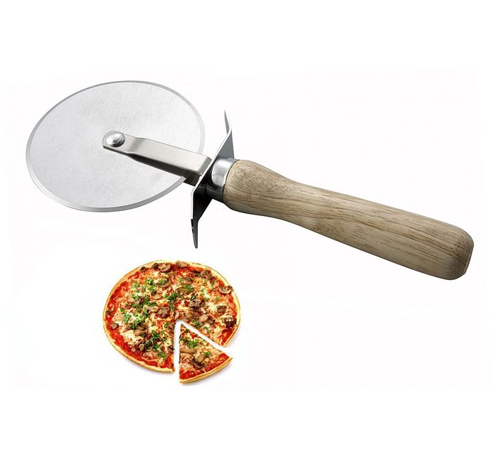 Carbatec Stainless Steel Pizza Cutter Kit - 10cm