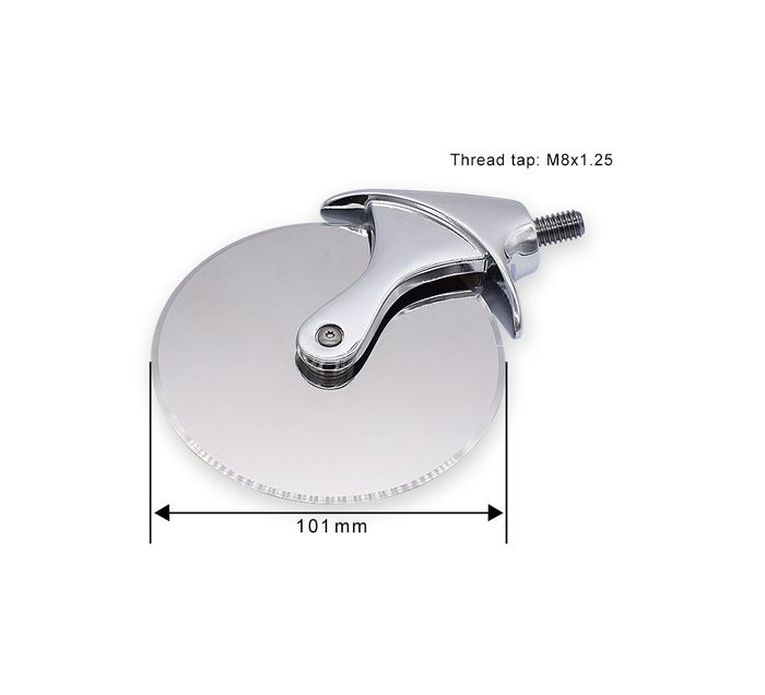 Carbatec Premium Stainless Steel Pizza Cutter Kit - 10cm