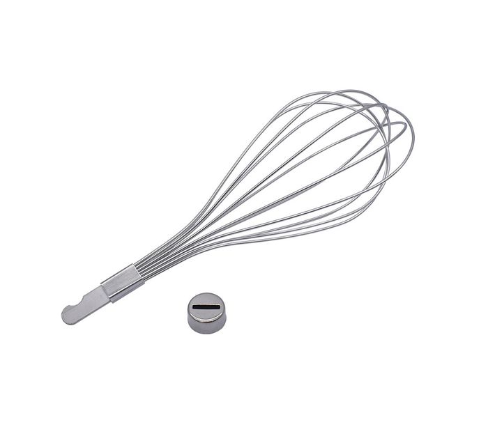 Carbatec Stainless Steel Cooking Whisk Kit - 10 inch