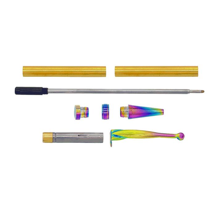 Colourful Vacuum Fancy Slimline Pen Kit - Pack of 1