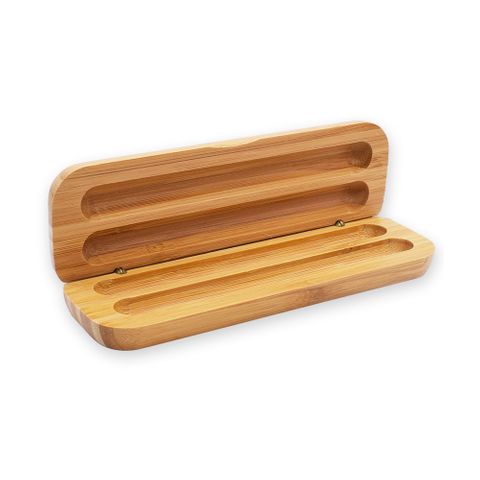 Pen Box - double bamboo