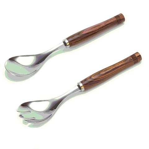 Carbatec Stainless Steel Salad Serving Spoon Kit